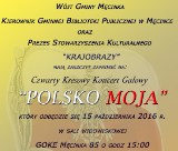 Czwart Kresowy Koncert Galowy POLSKO MOJA, 15 października 2016 r.