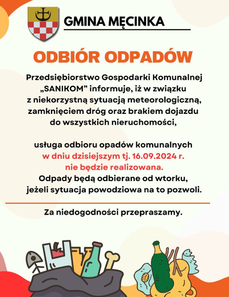 Odbiór odpadów informacja