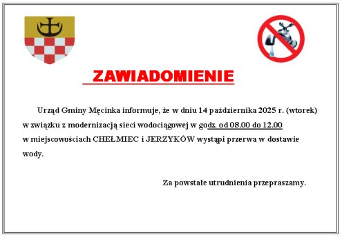 zawiadomienie brak wody 141025