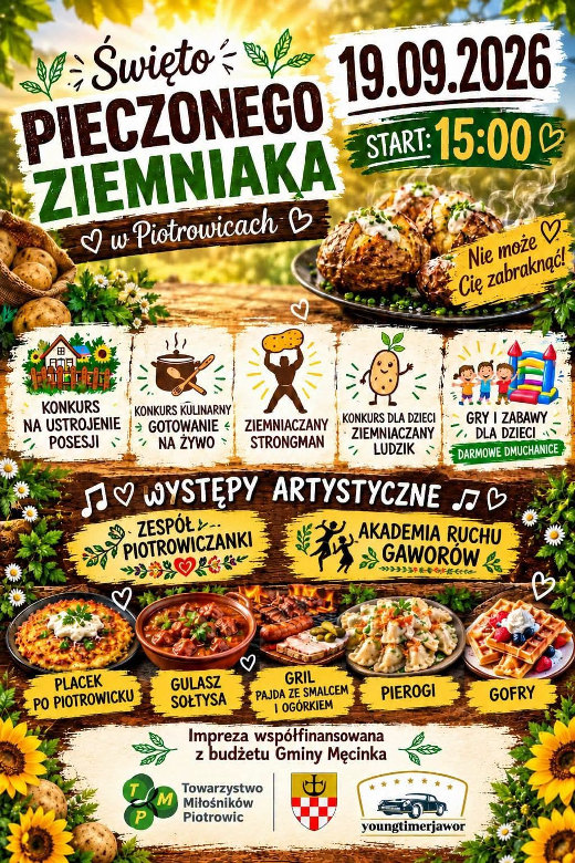 swieto pieczonego ziemniaka plakat